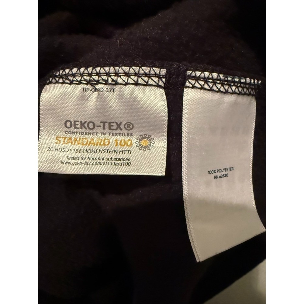 Lands' End Women's‎ 2X Black Fleece Vest Full Zip Pockets Cozy Warm Plus 20W-22W - Picture 2 of 9